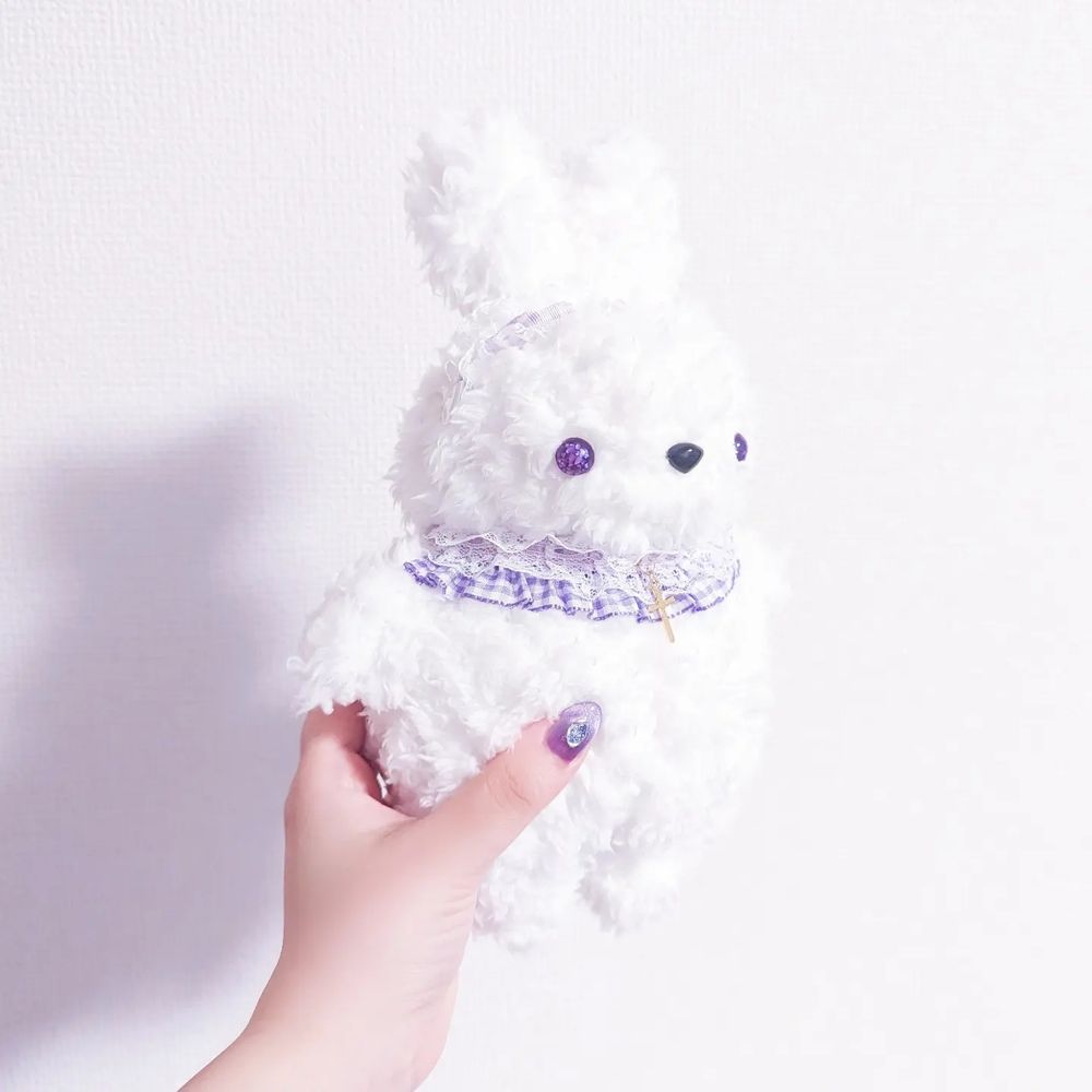 キラキラおめめのぬいぐるみ「nuinui」
おめかしシリーズ
チェックラベンダー