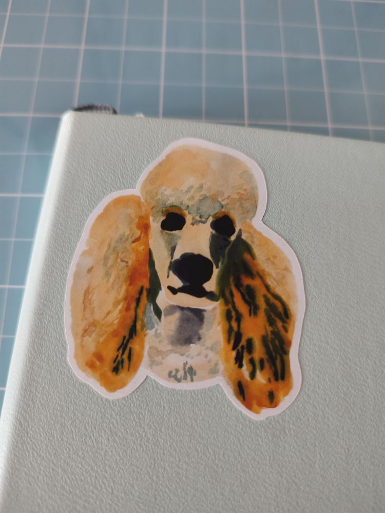 A sticker of Roly from EastEnders.