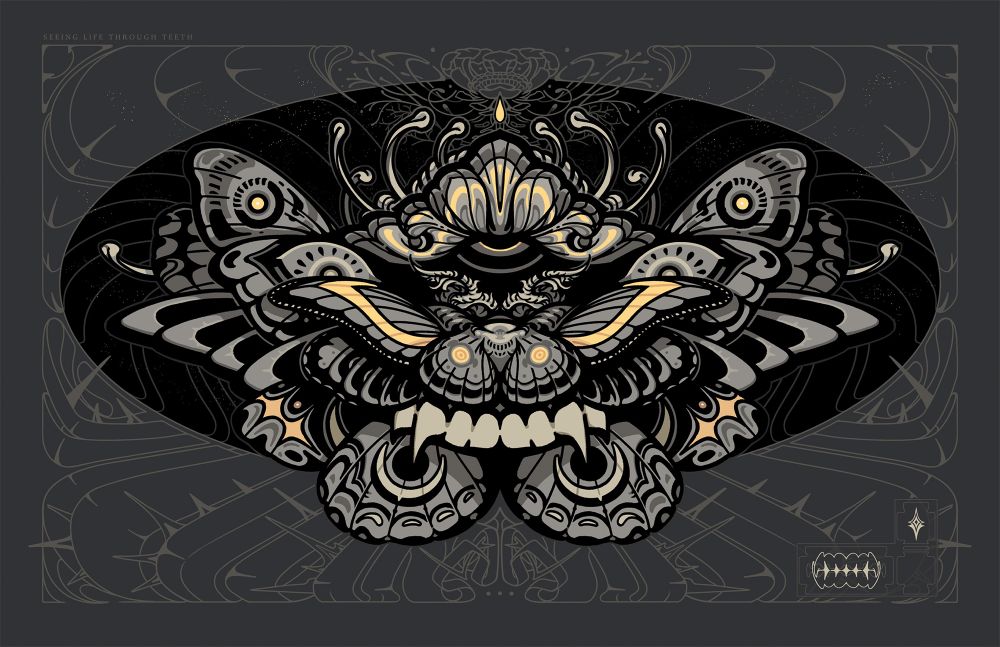 New illustrating by Alex Dos Diaz. Seeing life through my teeth. 