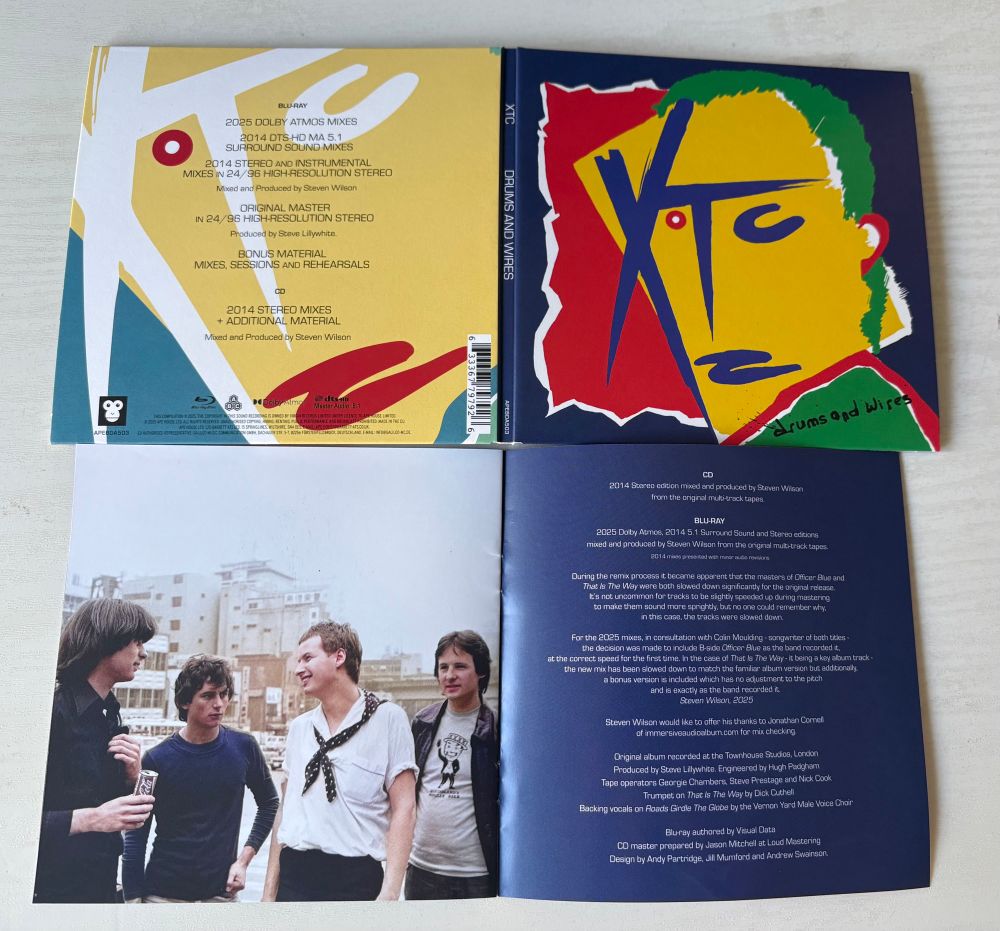 Drums and Wires - XTC. CD/ Blu-ray 2025 Dolby Atmos mixes 