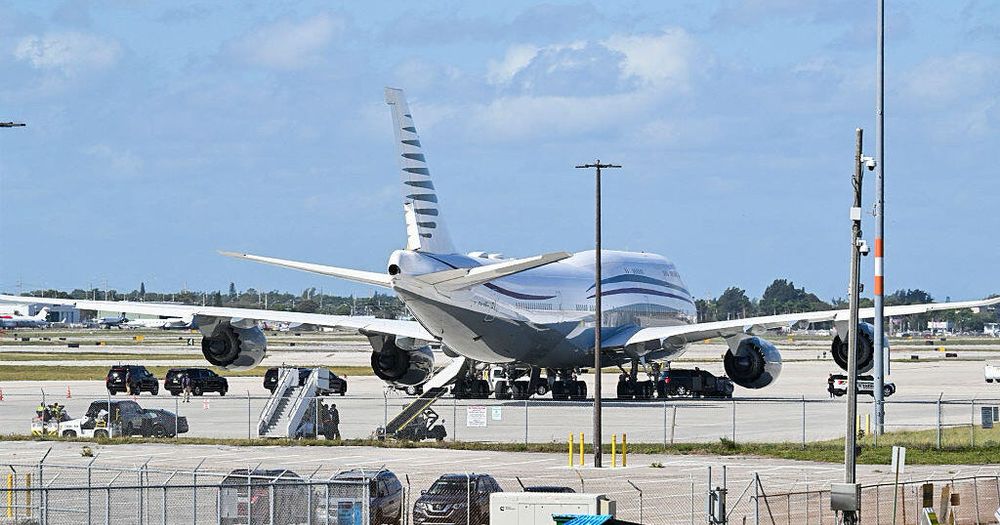A watchdog group asked the Pentagon inspector general to probe whether the Defense Dept. broke laws by accepting a $400 million Qatari plane on Trump's behalf.