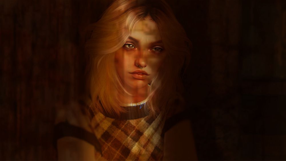 Ro, direct and indirect late afternoon lighting w/buildings shadows 