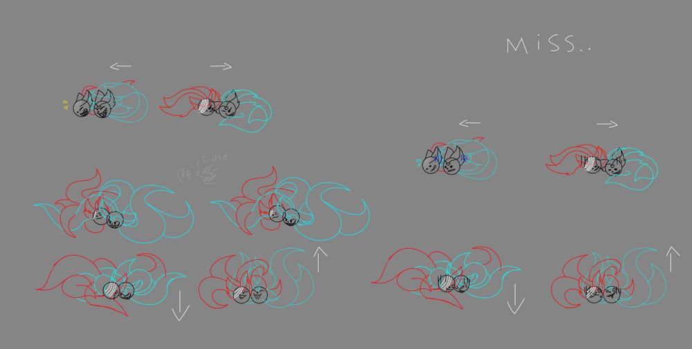 My sketch pose concepts