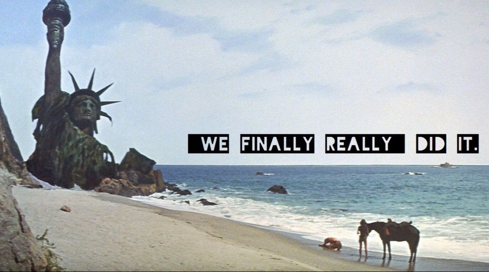 Destruction of Statue of Liberty 
