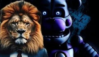 lion and funtime fredy from five nights atfredy