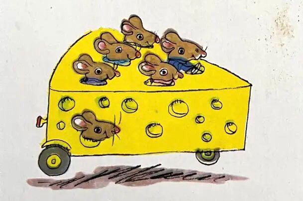 Richard scarry cheese car 