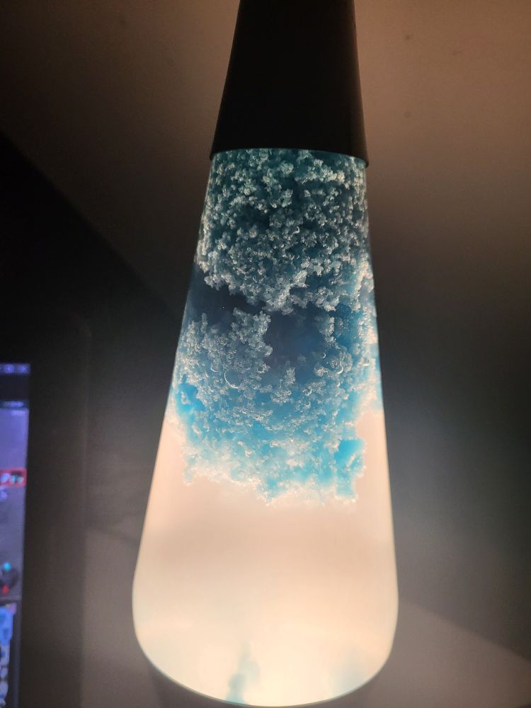 FUCK I BROKE MY LAVA LAMP