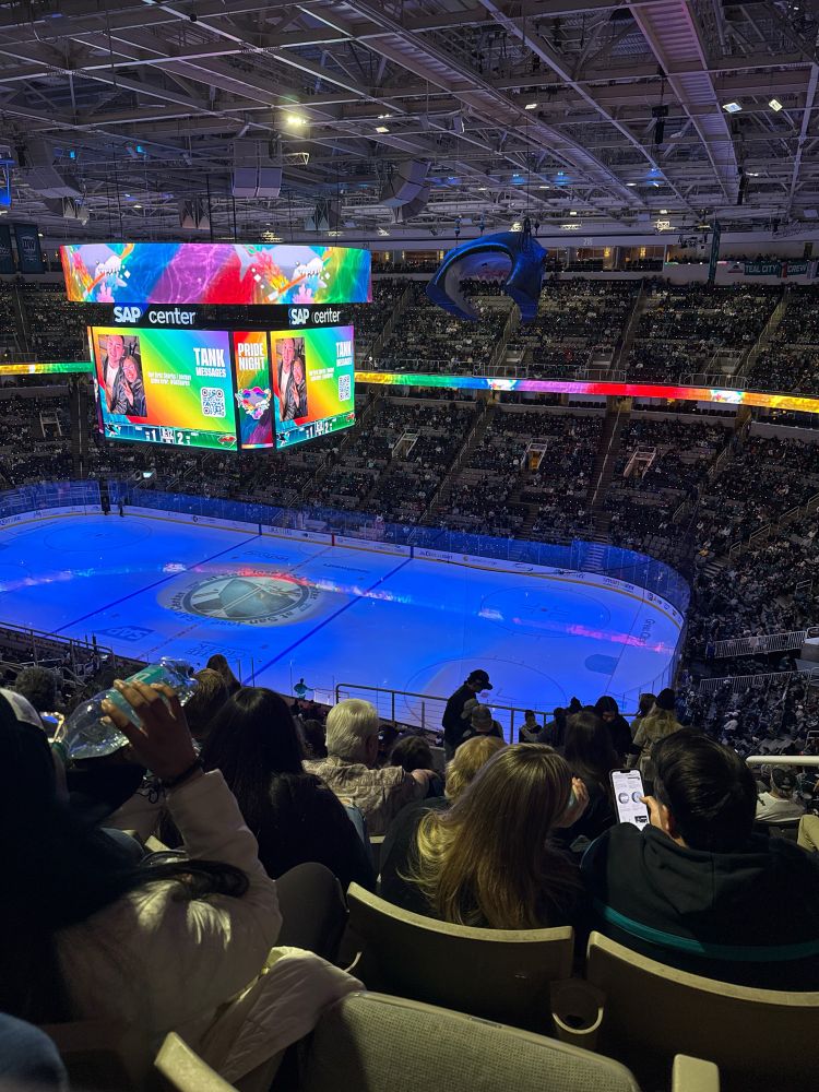 Same thing but with most of the lights off, showing off the rainbow lights to make things colorful and gayyyyy! 💅