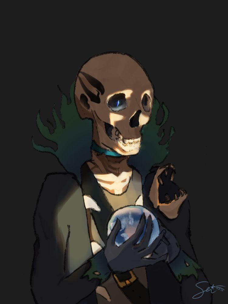 Skeleton, spooky, Halloween 