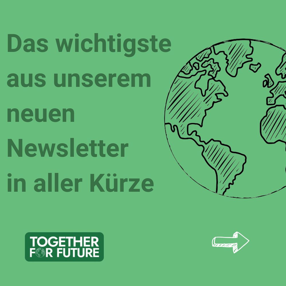 Sharepic von TFF mit den Worten "Das wichtigste aus unserem neuen Newsletter in aller Kürze"