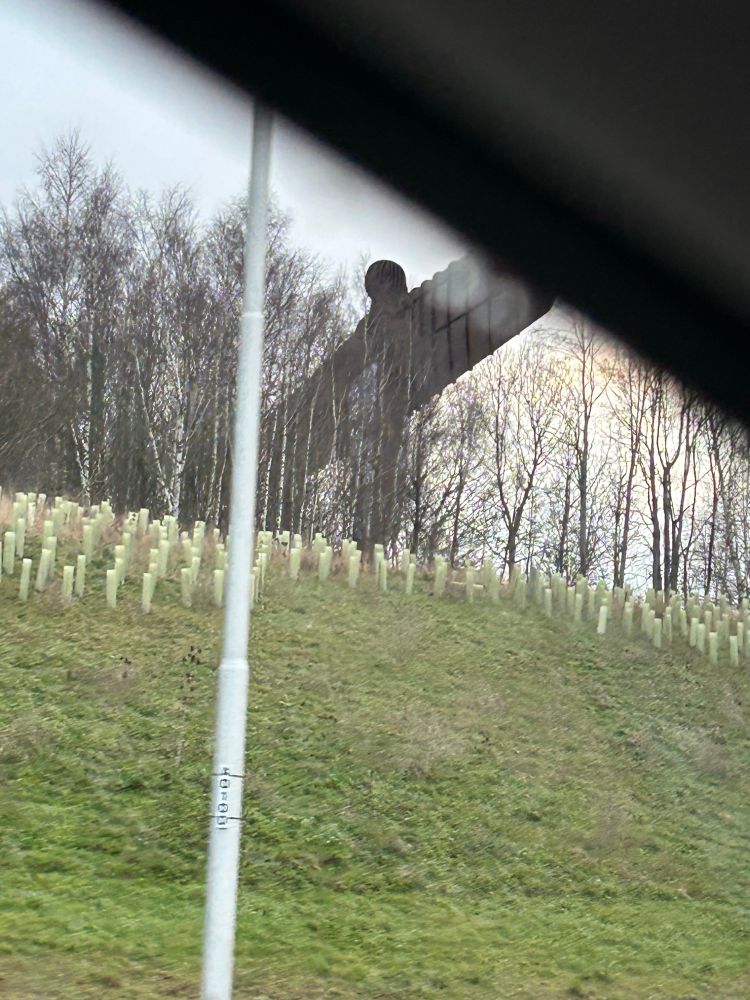 Angel of the North in NFC strip