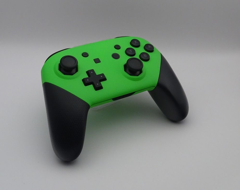 Lime green ProGCC with octagonal gates and black handles