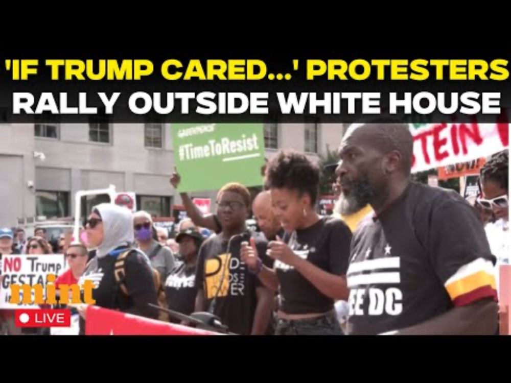 Anti Trump Protest LIVE | Protesters Rally Outside White House | Washington Protest LIVE | Trump