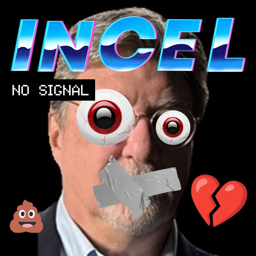 Tom Nichols vandalized with incel stickers