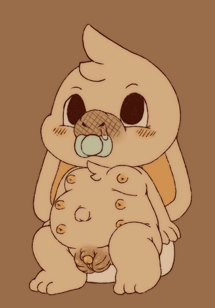 one year old with a tdick