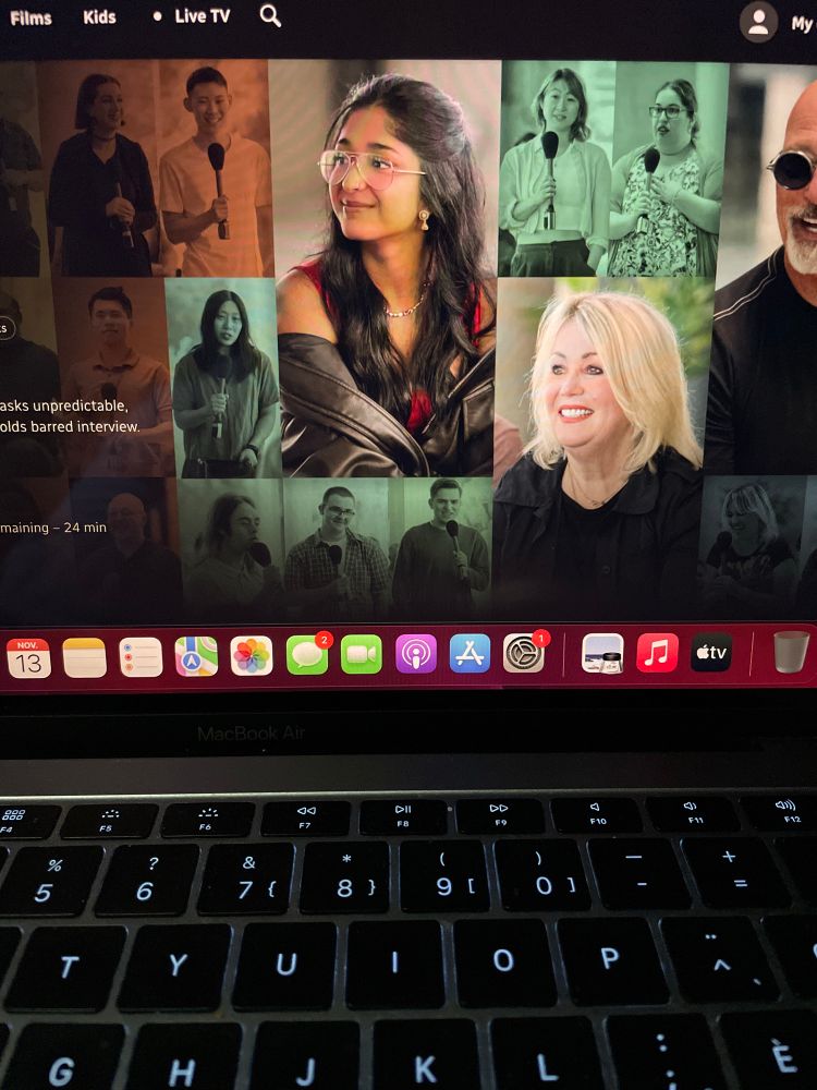 Picture of some of the celebrities being interviewed by autistic and neurodivergent interviewers 