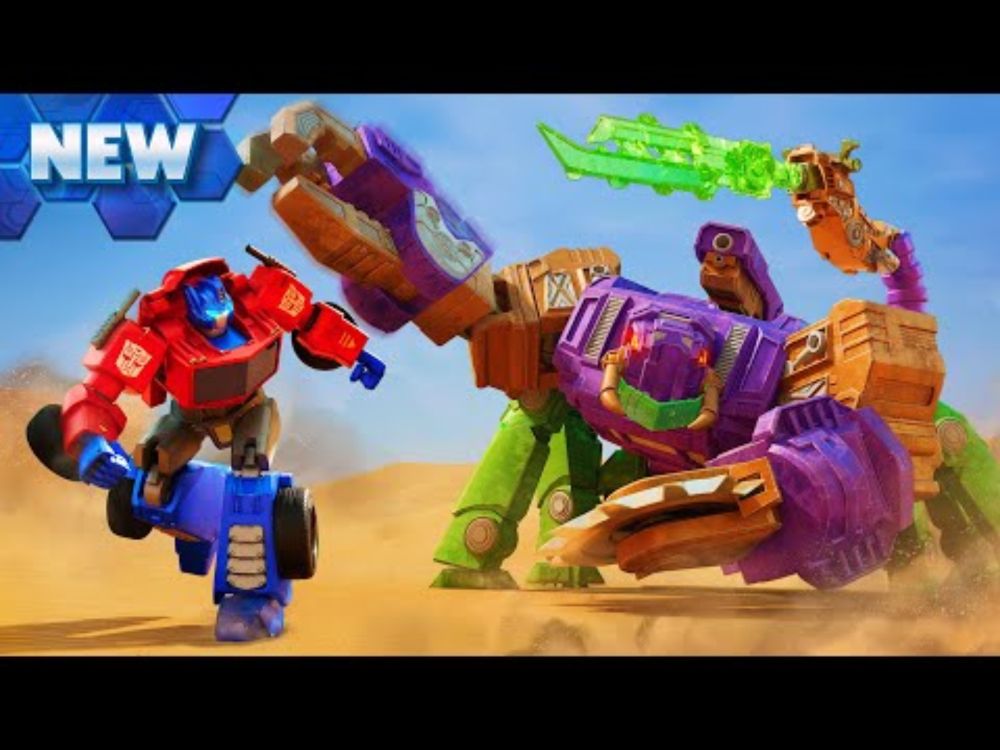 header image - Transformers: CYBERWORLD | Episode 01 | Optimus Prime Crash Lands On CYBERWORLD