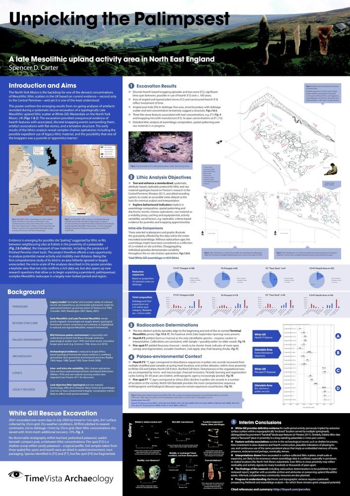 Poster presentation of rescue excavation and interim results (2012)