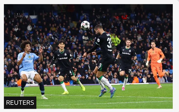 Feyenoord’s equaliser against Man City 