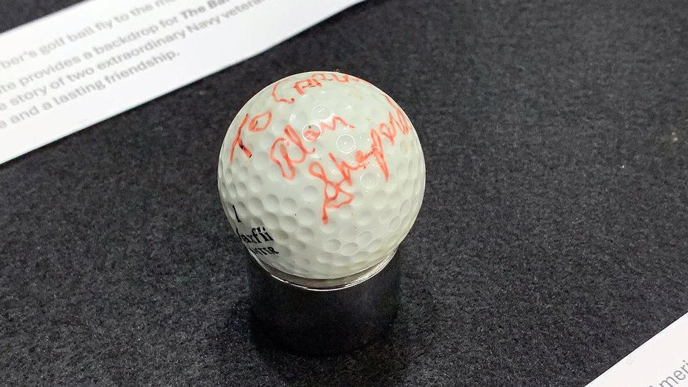 In 1971, Apollo 14 astronaut Alan Shepard returned to Earth after becoming the first golfer on the moon. Exiting quarantine Shepard went to get a haircut, but before he settled into the chair, he gave his longtime barber Carlos Villagomez a golf ball. 

Had Shepard brought a spare, third golf ball home from the moon? And did he then give it to his barber as a token of their friendship?