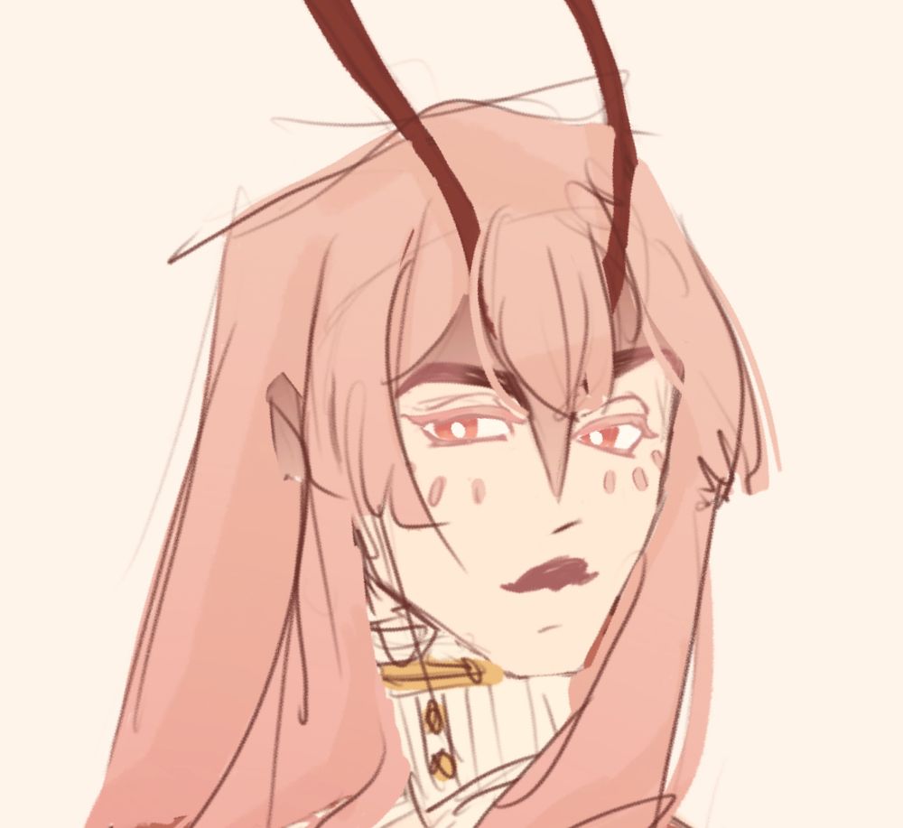 Portrait of the Lashunta with her eyes open now