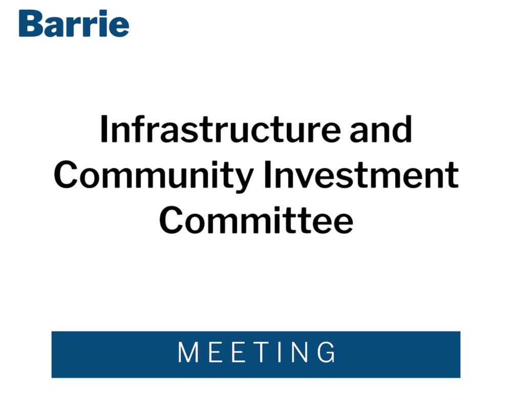 Infrastructure and Community Investment Committee – Wednesday, October 2, 2024, 5:00pm