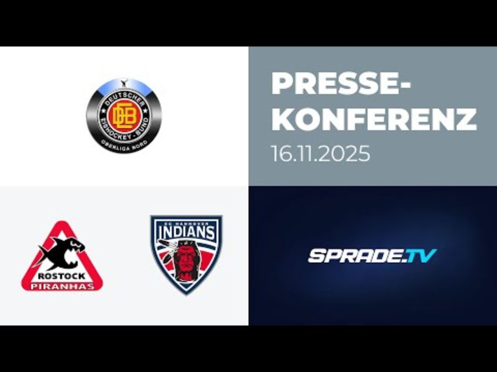 16.11.2025 - Pressekonferenz - Rostock Piranhas vs. Hannover Indians