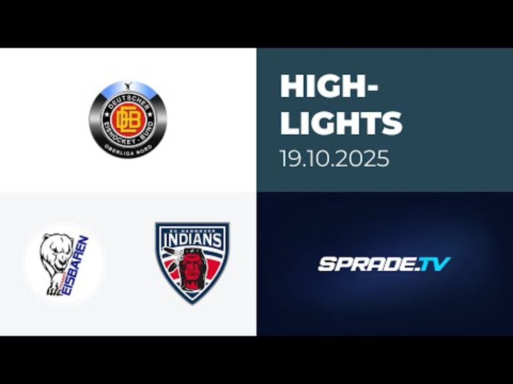 19.10.2025 - Highlights - Hammer Eisbären vs. Hannover Indians