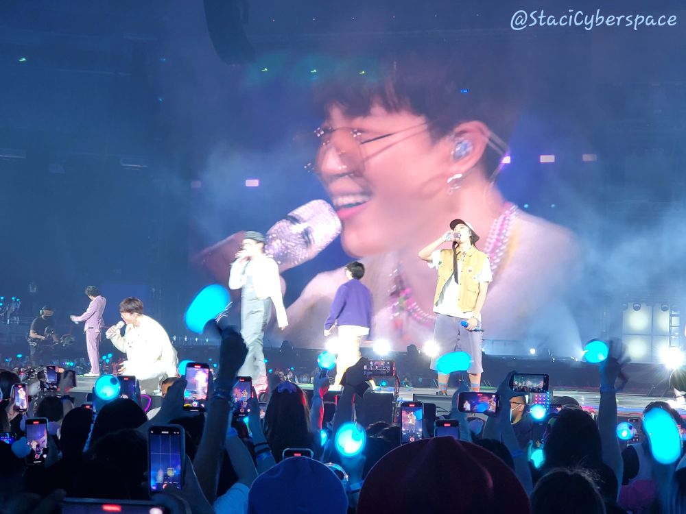 Yoongi almost to Jimin right before he stood up.