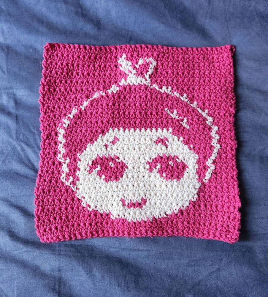 tapeçaria do sonny angels de frutinha em rosa e branco