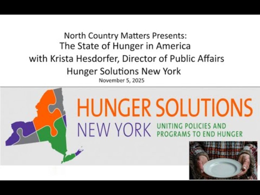 North Country Matters Presents: Hunger in America