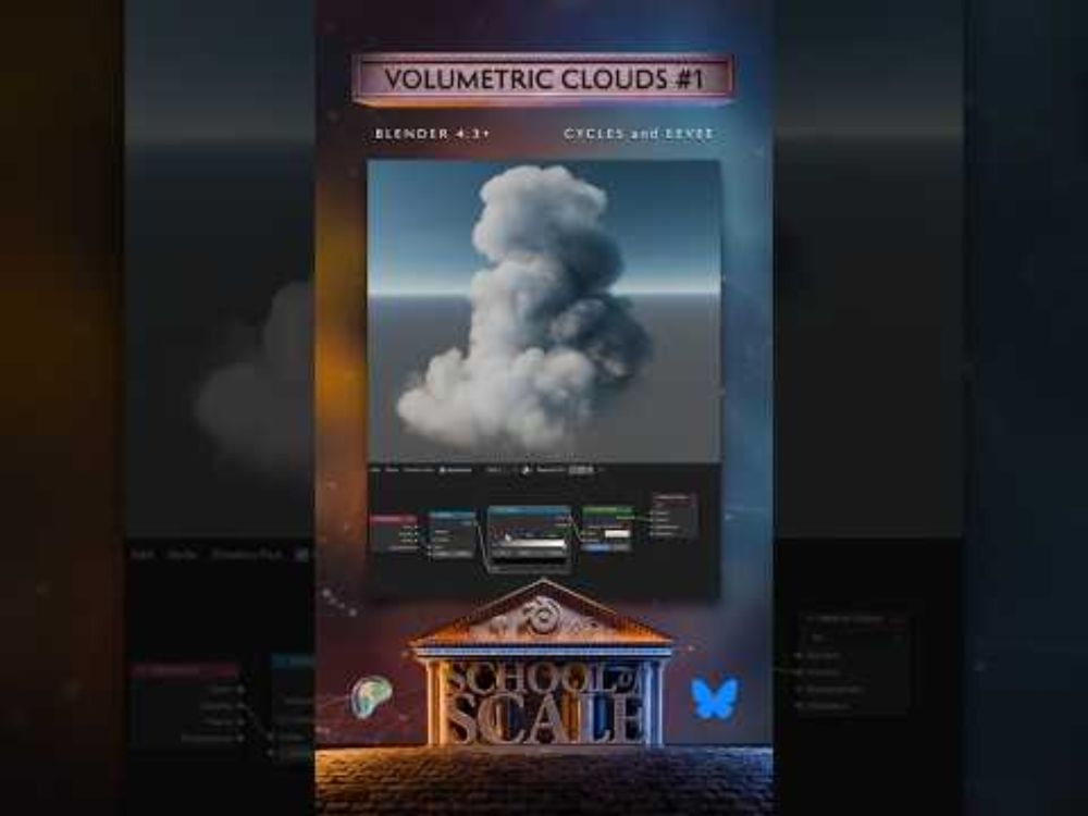 School of Scale - Volumetric Clouds #1 - REDUX