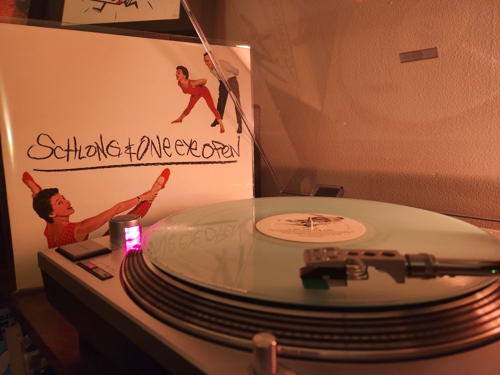 Vince record featuring Schlong & One Eye Open