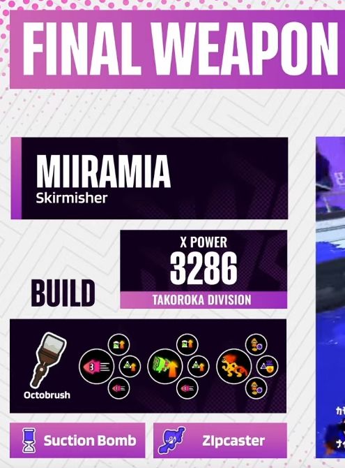 SWS profile of FINAL WEAPON Miiramia and Octobrush