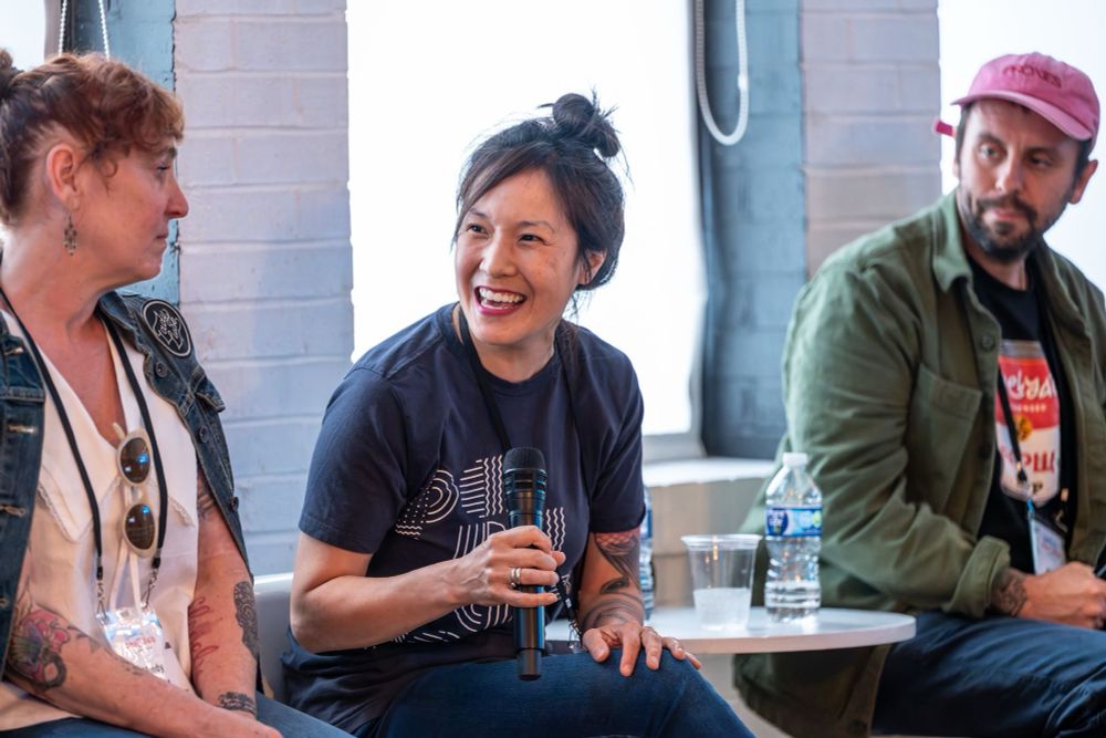 Mindy Segal, Beverly Kim & Johnny Miller at CHIRP Radio’s Sounds Like Chicago