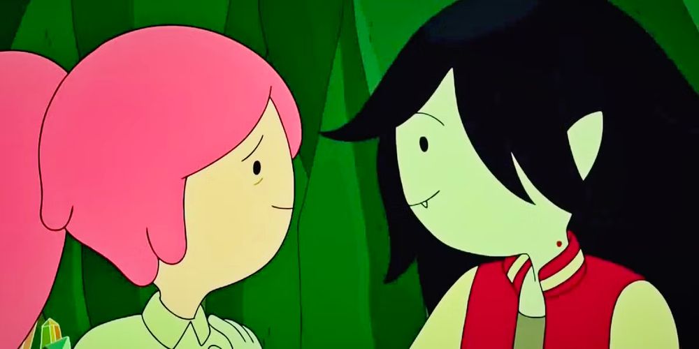 Princess Bubblegum and Marceline the Vampire from Adventure Time