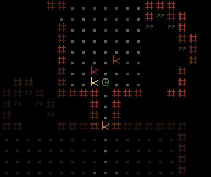 red themed dungeon with a less saturated palette and more variation between similar tiles