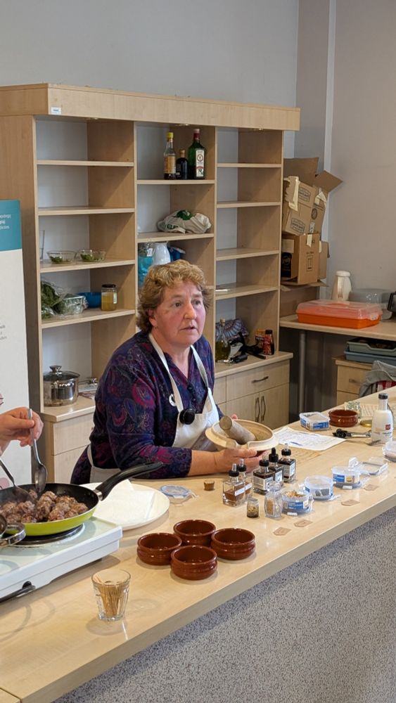 Sally Grainger preparing dishes from antiquity