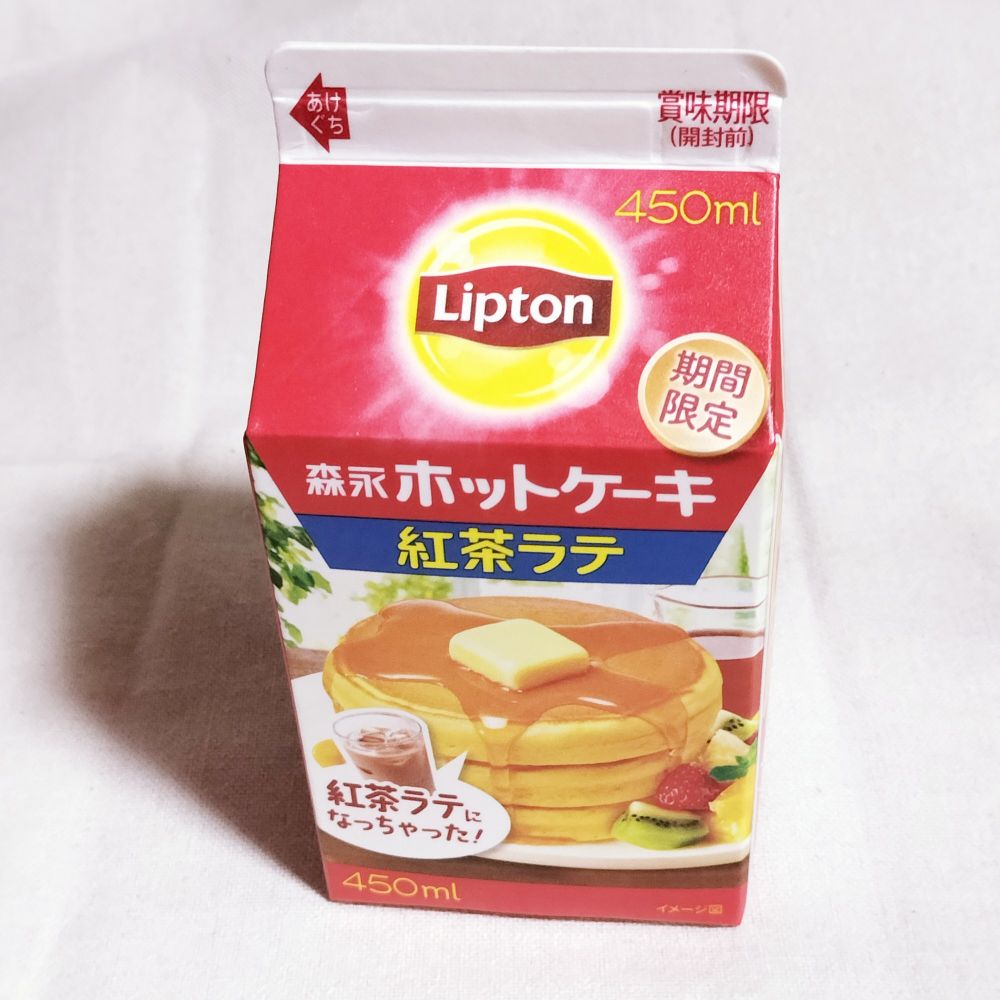 リプトンの紙パックドリンク
森永ホットケーキ紅茶ラテ