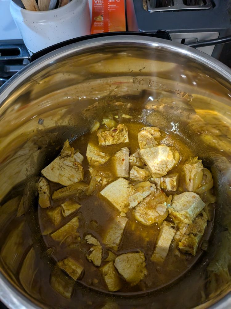 Home made chicken shawarma in an Instant Pot