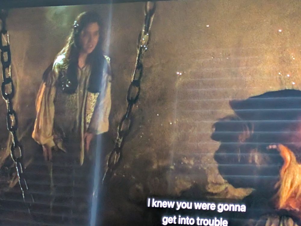 Image of Sarah from Labyrinth in an oubliette