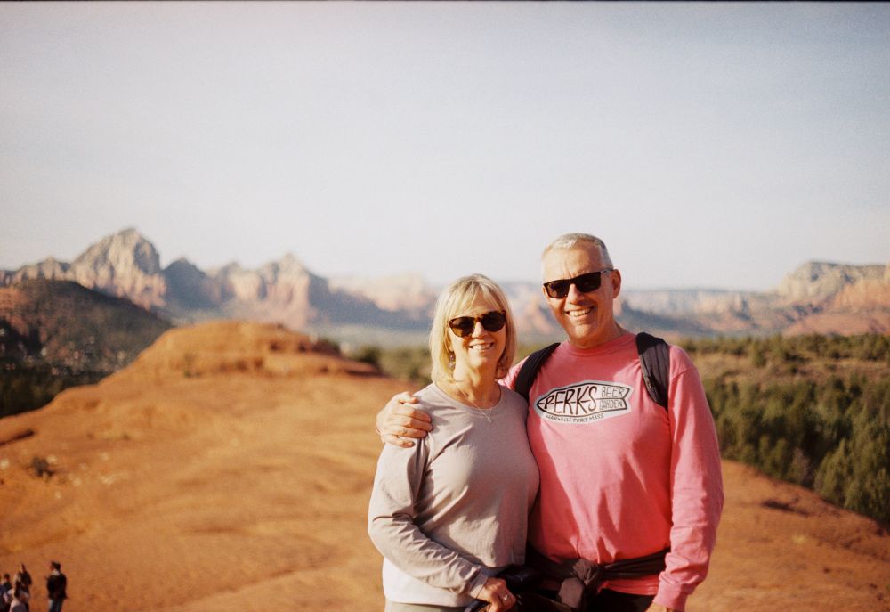 My parents on Submarine Rock in Sedona Arizona 