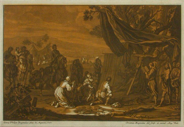 Jumalanpalvelus leirissä