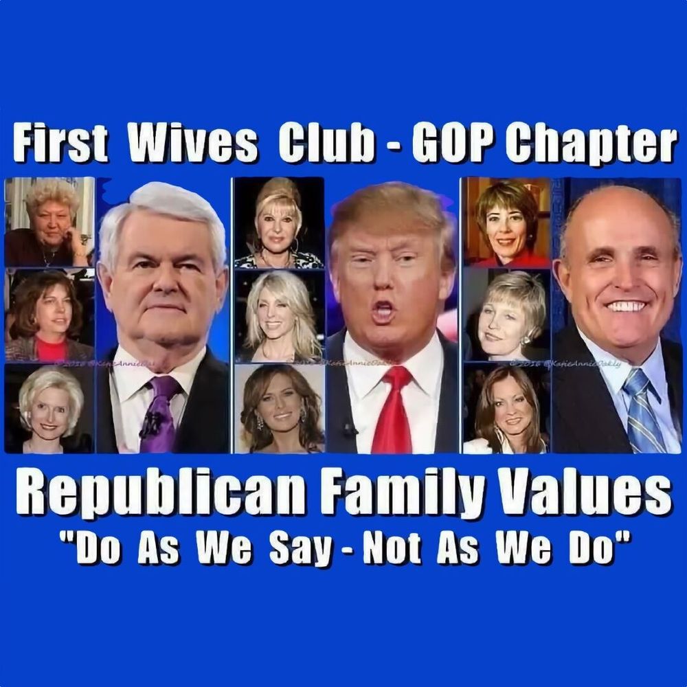 First Wives Club - #GOP 🐘 Chapter #Republican #Family #Values 