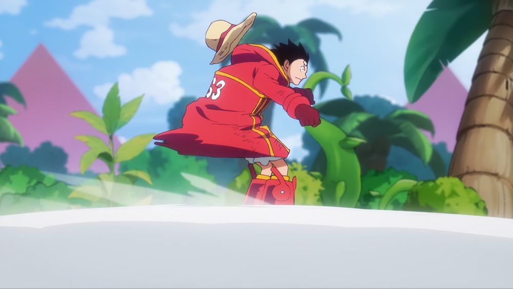screengrab of the latest One Piece episode