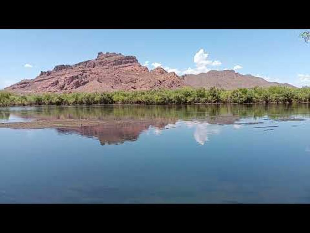 Red Mountain from across the Salt River #arizona #mountains #desertlife