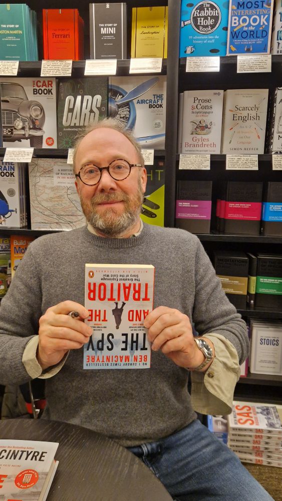 Ben Macintyre 
The Spy and the traitor
Waterstones Piccadilly 7th December 2024