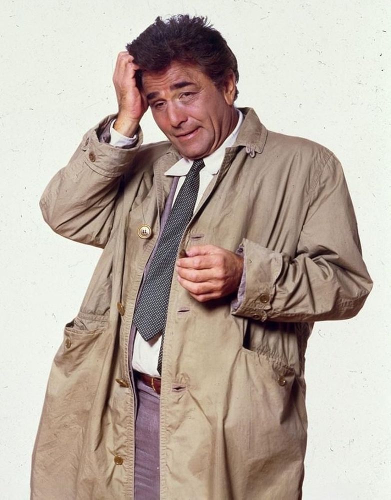 image of Peter Falk as Columbo.