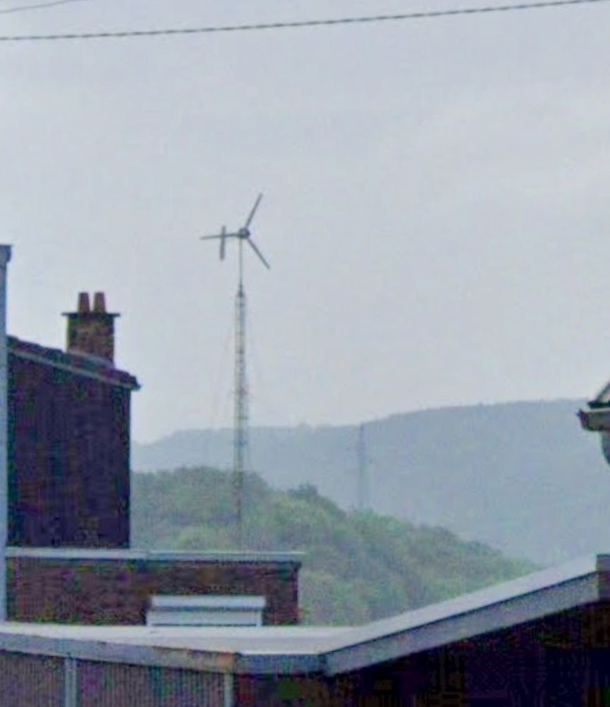 Éolienne domestique, campagne liégeoise 