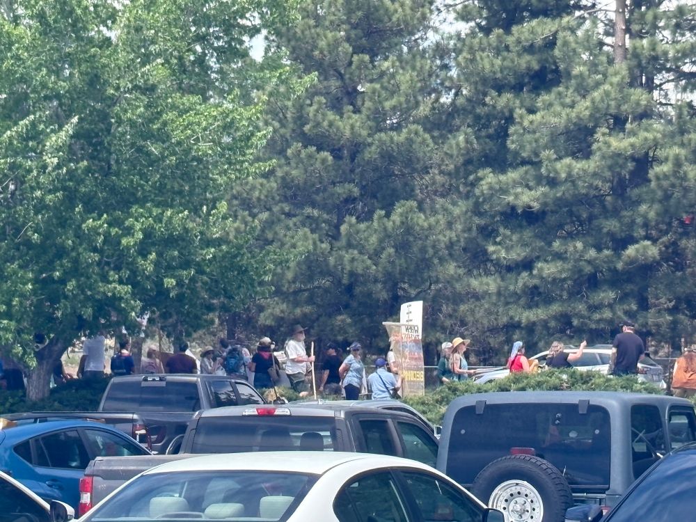 #NoKings peaceful protest in Big Bear, CA